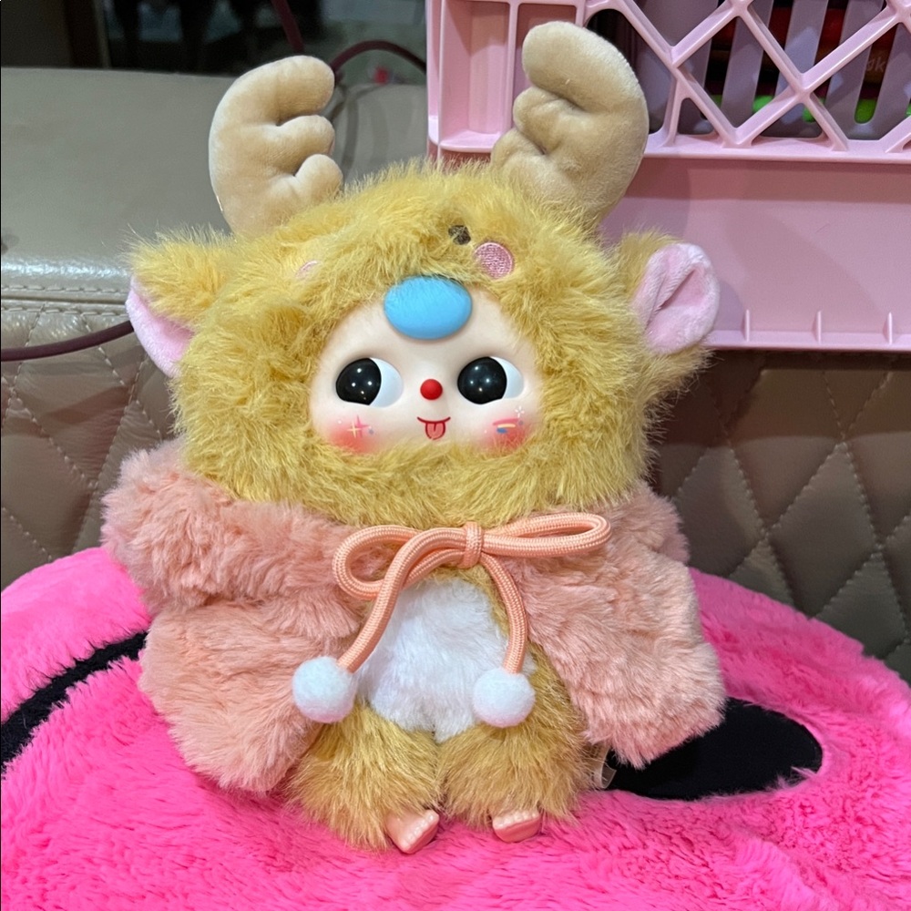 Baby Three I’m Not Your Hero Deer with Fox Cloak